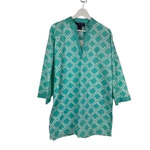 Cape Madras Medium Geometric Print Tunic